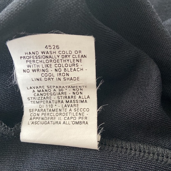 Moschino 3/4 Sleeve Black Dress. - Picture 8 of 8